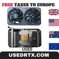 USED 2024 For ASUS RTX 3060 Ti DUAL MINI Video Card Hatsink RTX3060Ti Replacement Graphics Card GPU Heat Sink