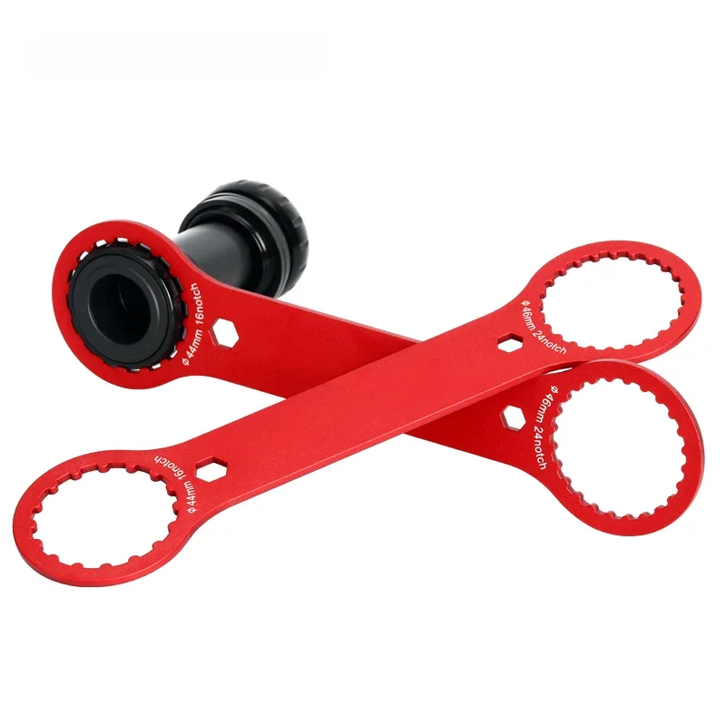 AliExpress riderace Bicycle Bottom Brackets Wrench Bike DUB BB Install Repair Tool Spanner 44 46 mm 16 24 notch For SRAM GXP Shimano BB51 BB52 IXF