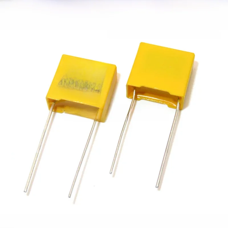 20szt 100nF kondensator X2 kondensator 275VAC Skok 10mm X2 275V Kondensator z folii polipropylenowej 0.1uF — zdjęcie 2