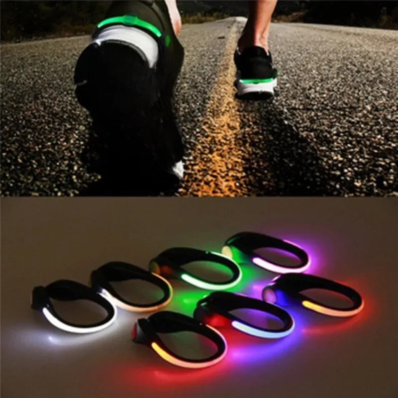AliExpress Jiayoufeihao Outdoor Running Light LED Luminous Shoe Clip Light Night Safety Warning Bright Flash Light Sport Bicycle Bike Shoe ClipLight