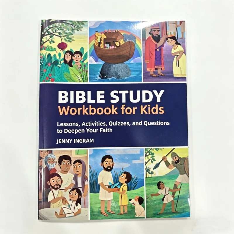 ‌Bible Study Workbook for Kids: A Complete Resource with Lessons, Interactive Activities Quizzes Questions To Build Faith‌ book