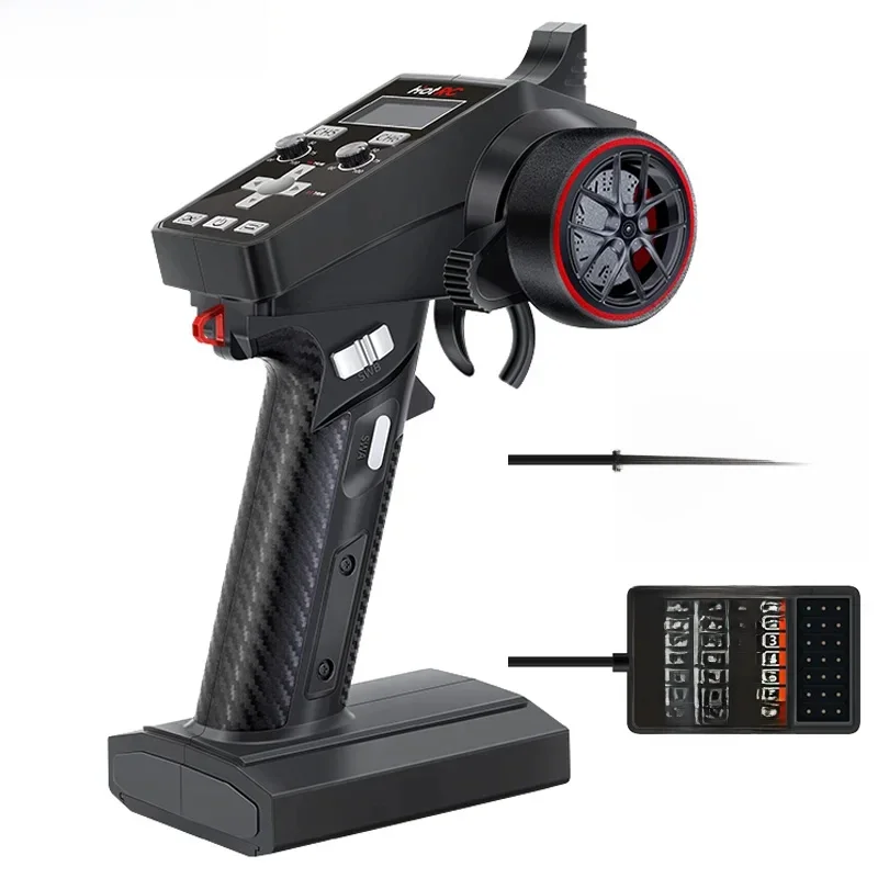 Hotrc CT-6A CT-4A 6CH 4CH 2.4GHz système Radio émetteur télécommande avec récepteur F-06A F-04A 6Ch pour réservoir de bateau de voiture RC
