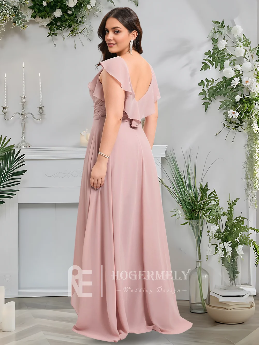 soft champagne bridesmaid dresses Champagne Sheath Satin Long Mismatch Bridesmaid Dress Champagne / 2 / A main image 0