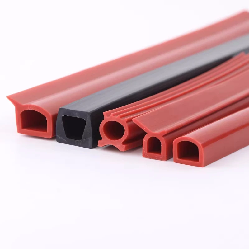 Custom Silicone Extrusion Profiles,High-Temperature, Waterproof Seals for Rotary Oven Automotive Electronics Weatherstrip
