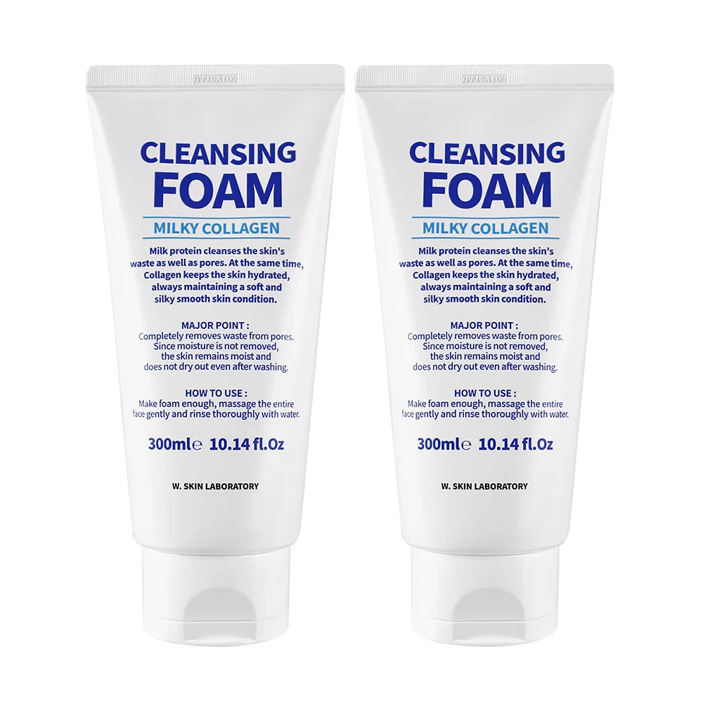 대용량 foam cleanser 밀키 콜라겐 폼클렌징 300ml X2개