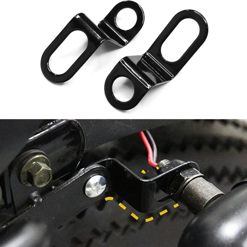 Clignotant de moto, indicateur lumineux, support de lampe, supports de chocs, iode, remplacement en métal, vente en gros