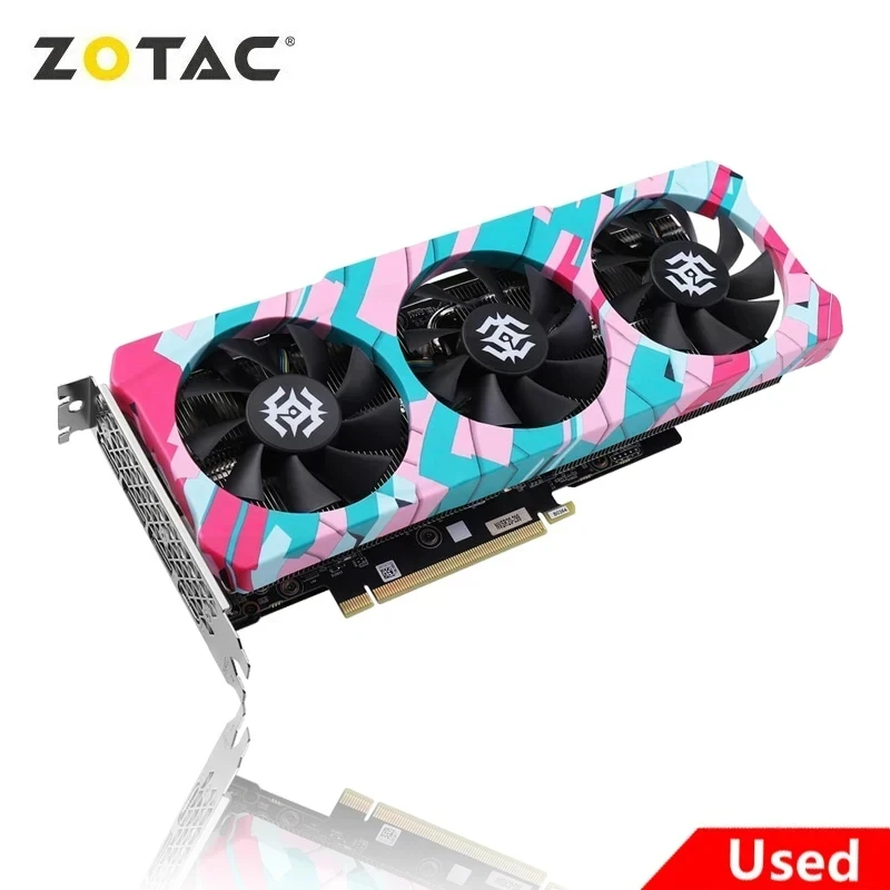 2024ใช้ ZOTAC GeForce RTX การ์ดจอ X-GAMING 3070-8GD6 RTX 3070 8GB GDDR6 256bit GPU กราฟิกการ์ด