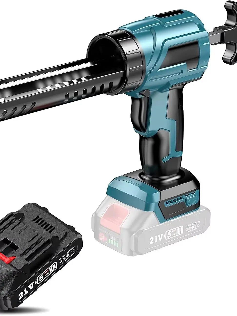 Elektrische Klebepistole, Glaskleber, Kartuschenpistole, 4 Geschwindigkeiten, kabellose Türen und Fenster, elektrisches Nähklebewerkzeug für Makita 18 V Akku