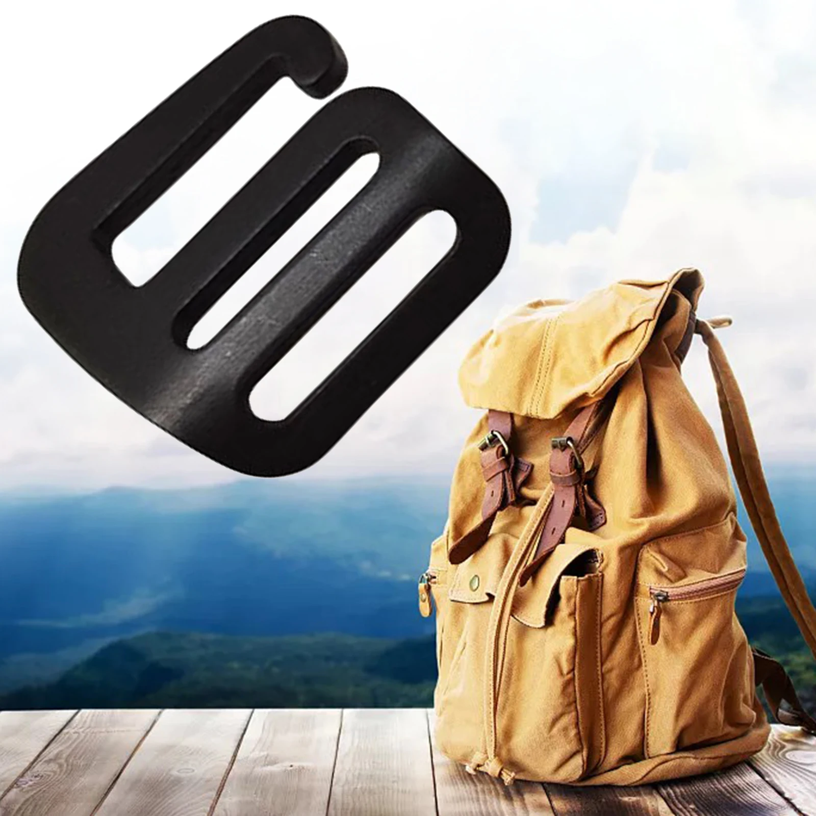 25mm Aluminium alloy g shaped hook Webbing Buckle Adjustable Buckles,Heavy Duty Chest Belt Luggage Clip Quick Release