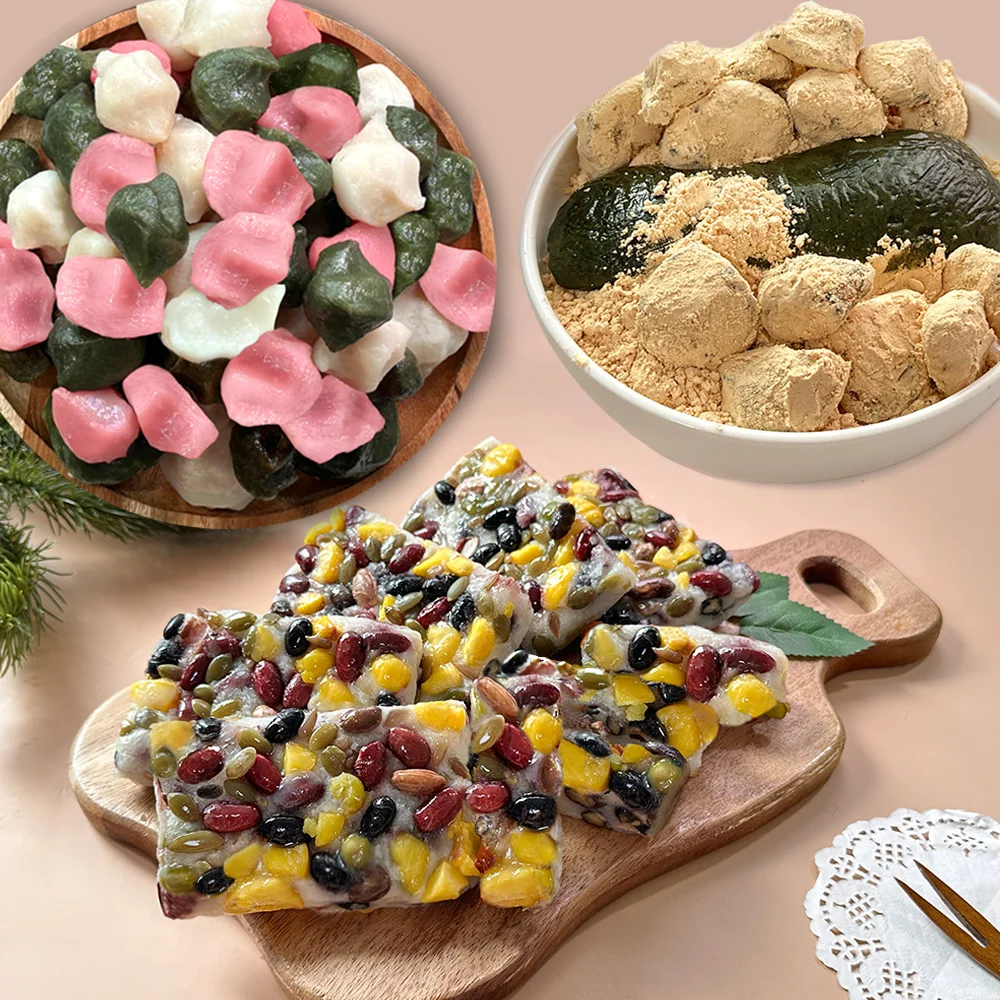 26-year-old traditional rice cake collection of 6 kinds/nutritional rice cake tricolor honey songpum Wormwood temmossi leaf mung bean red bean Songpon