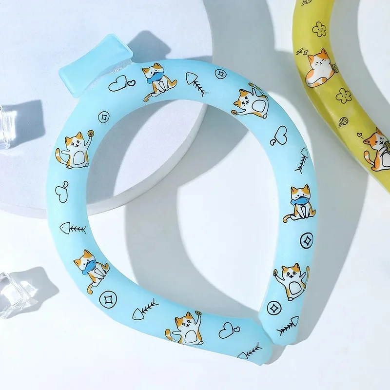 AliExpress Outdoor Neck Cooler Ring Cute Summer Rapid Cooling Neck Ring Portable Reduce Heatstroke Tool For Camping Cycling Climbing Travel