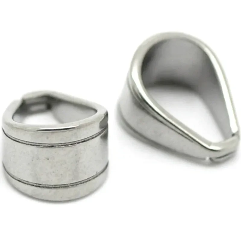 DoreenBeads 304 ze stali stalowy wisiorek Pinch klamrami podkowy srebrny kolor do samodzielnego robienia biżuterii ustalenia 11mm x 9mm, 20 sztuk — zdjęcie 2