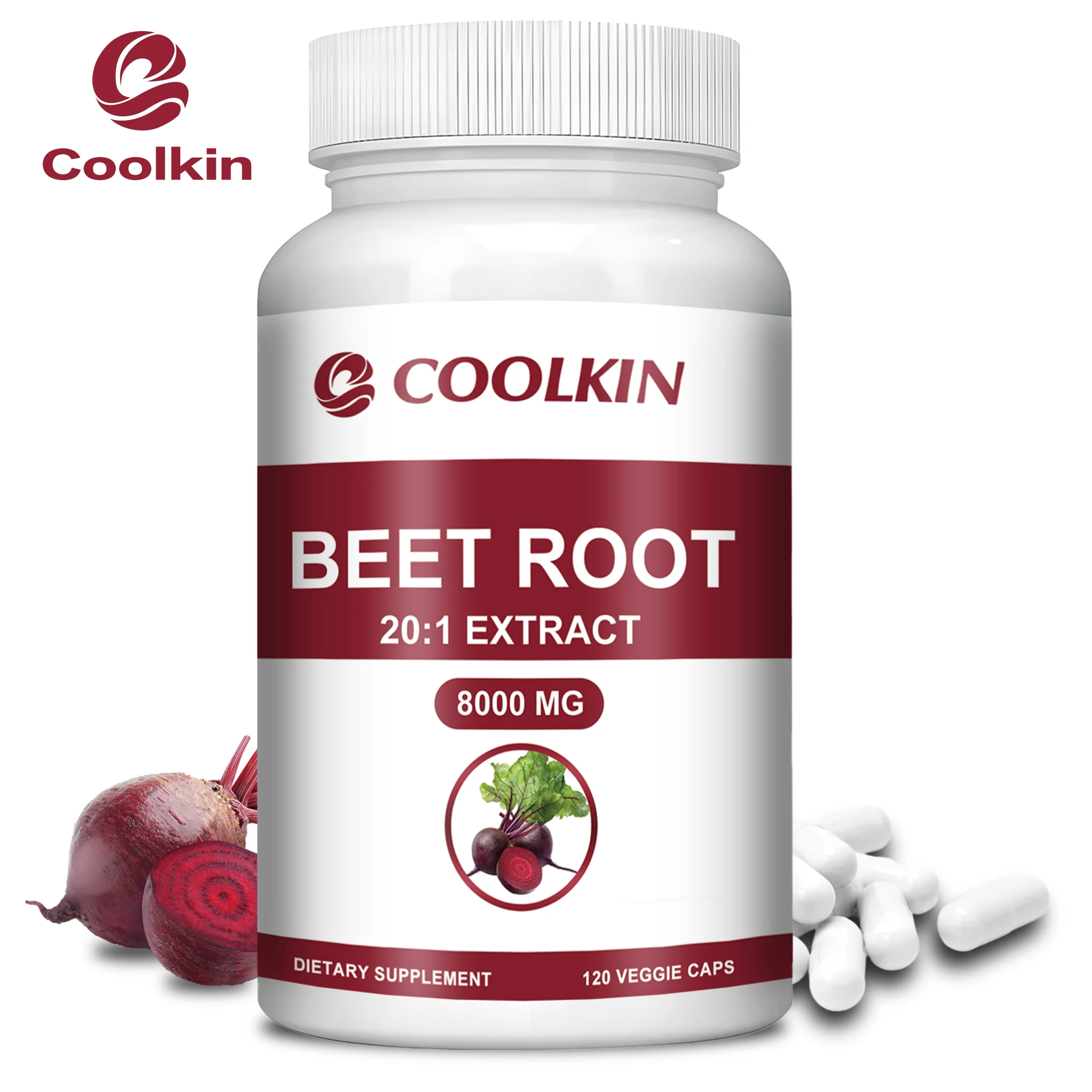 Beetroot - Balance Blood Pressure, Promote Blood Circulation, Immune Support - 120 Capsules