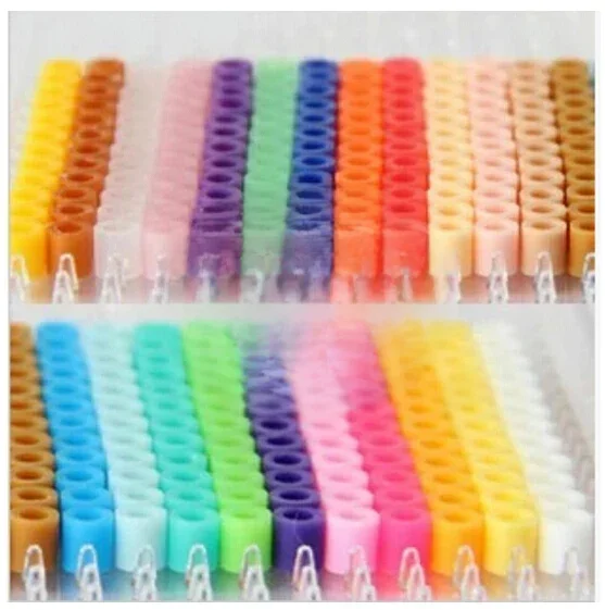 500 pièces 5mm Hama perles Perler fusible perles de fer grand enfant amusant. bricolage Intelligence jouets éducatifs Puzzles