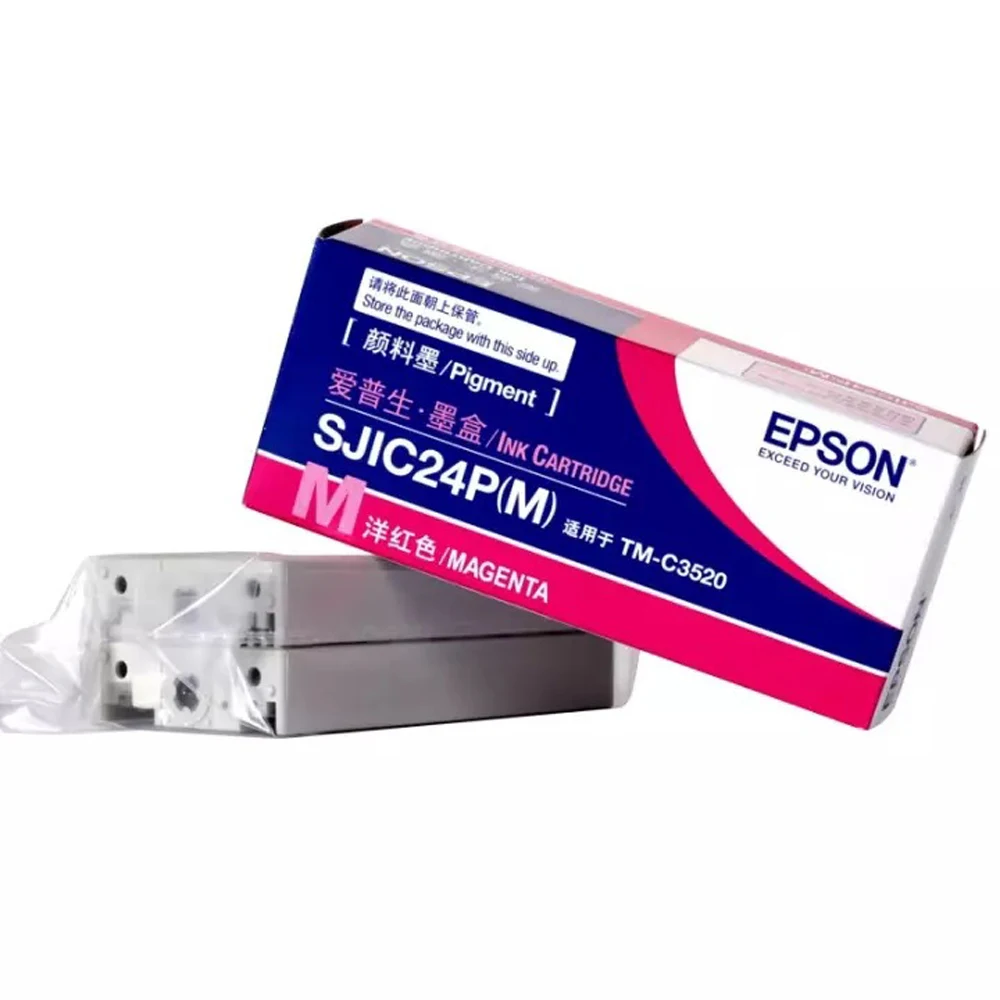 Epson Original TM-C3520 Ink Cartridge SJIC24P ALL COLOR CMYK