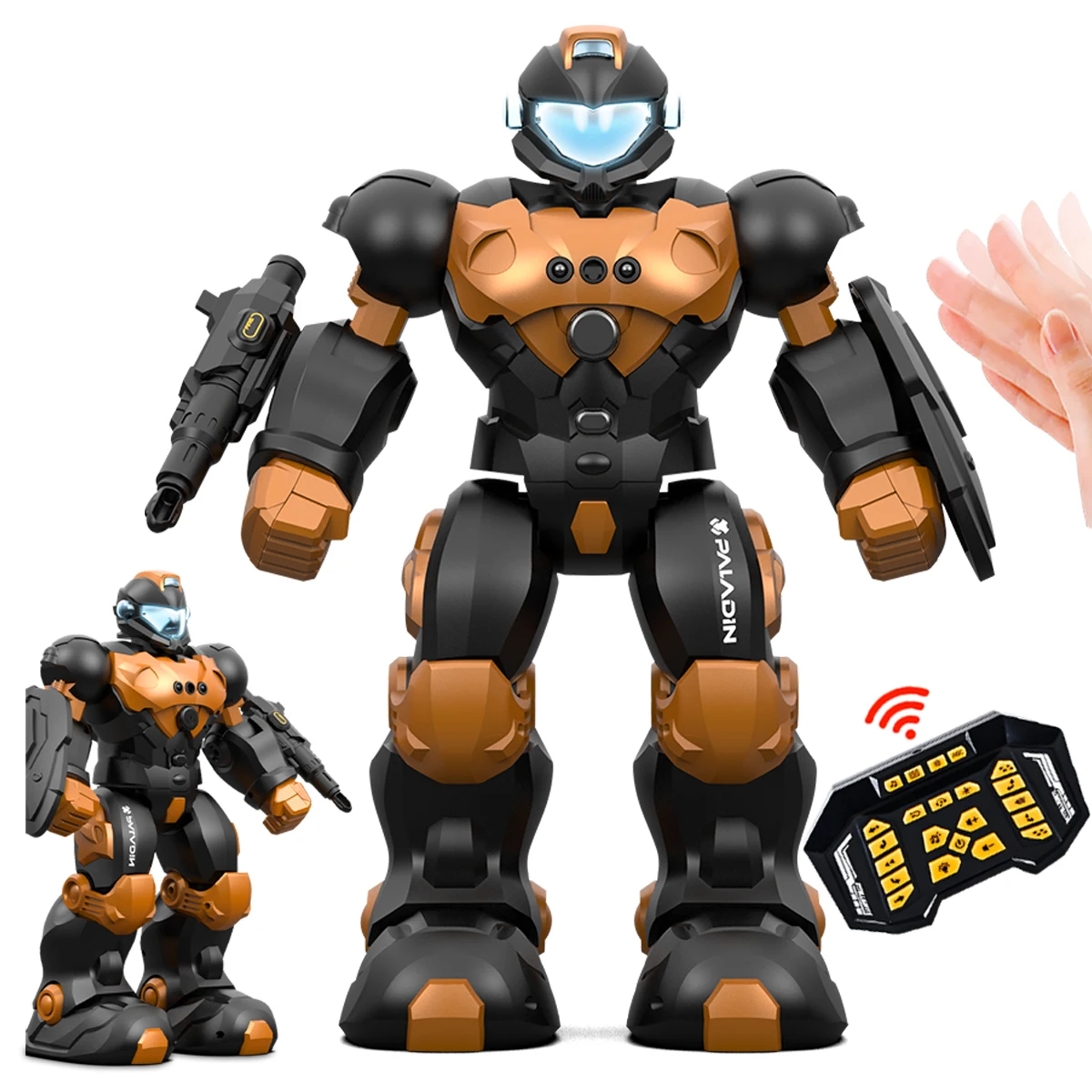 2.4G Remote Controlled Robot, Intelligent Programming Gesture Sensing, Dancing Singing Puzzle Toys Excluding regular batteries