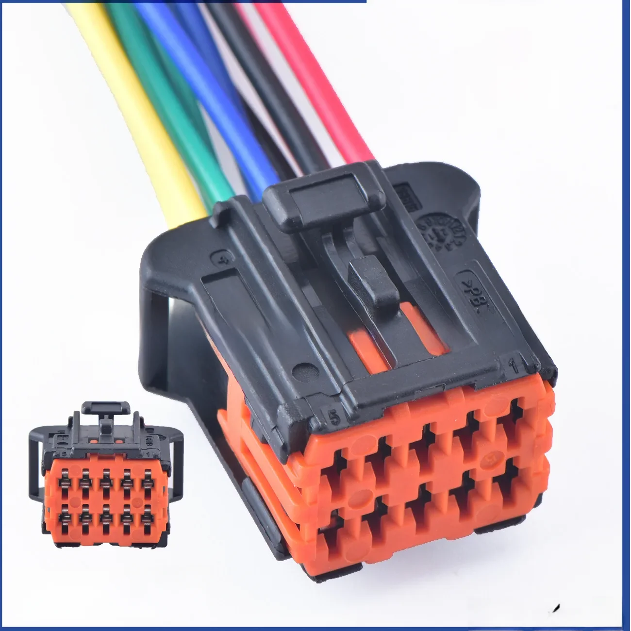 Connecteur de fil électrique automatique en plastique pour rétroviseur latéral femelle, 10 broches/way, prise 98816-1011 98823-1011 pour Chevrolet Peugeot 206