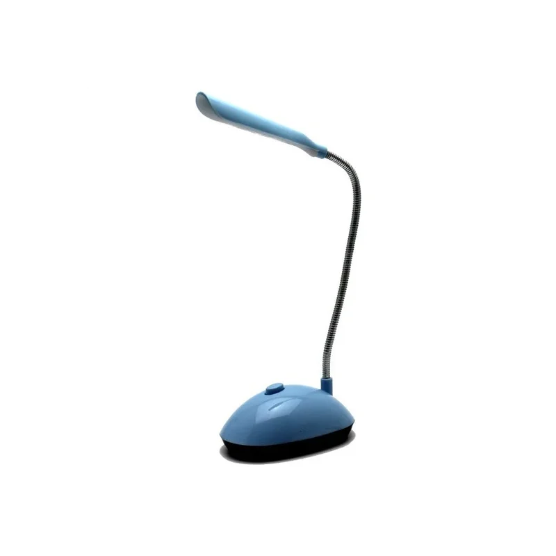 Xin Foldable Portable LED Desk Lamp Travel Lamps Student Study Reading LED Desk Lamp Battery Powered 1 Pcs Blue