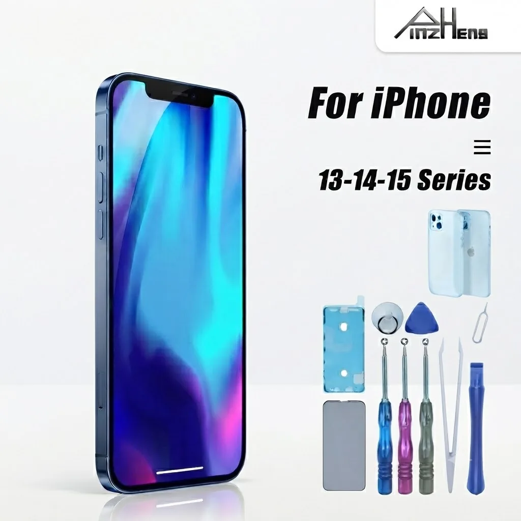 PINZHENG Screen For iPhone 14 Pro 15 Plus 13 Pro Max INCELL OLED High Quality Display For iPhone LCD Replacement With Tools