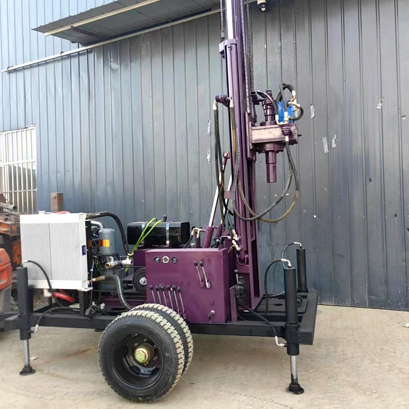 

Good Quality 300M Deep Drilling Rig Rotary Hydraulic Drilling Machine for Water Well with Customization