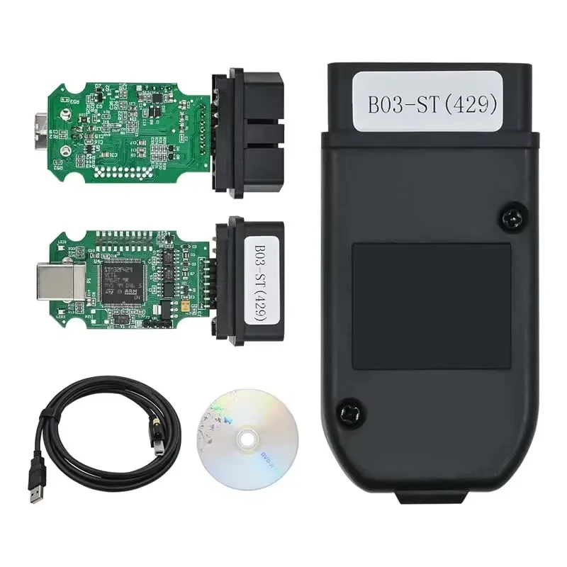 غير محدود VINs HEX V2 V23.3.1 STM32F429 رقاقة HEX-V2 لواجهة VAGCOM USB لكابل تشخيص السيارة vag