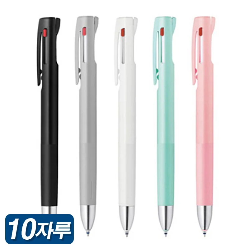 Zebra Blen 3C Multi Pen 1 Ta 10 Sit B3AS88 0.5 B3A88 0.7mm Knock Ball Pen ZEBRA Blen Multipen 3 color type knock style 10EA