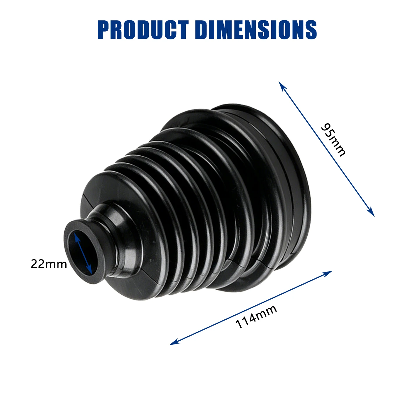 Car CV Boot Kit Constant Velocity Joint Dust Cover Set For Vehicle Drive Shaft Repair Long Lasting Wear Protection