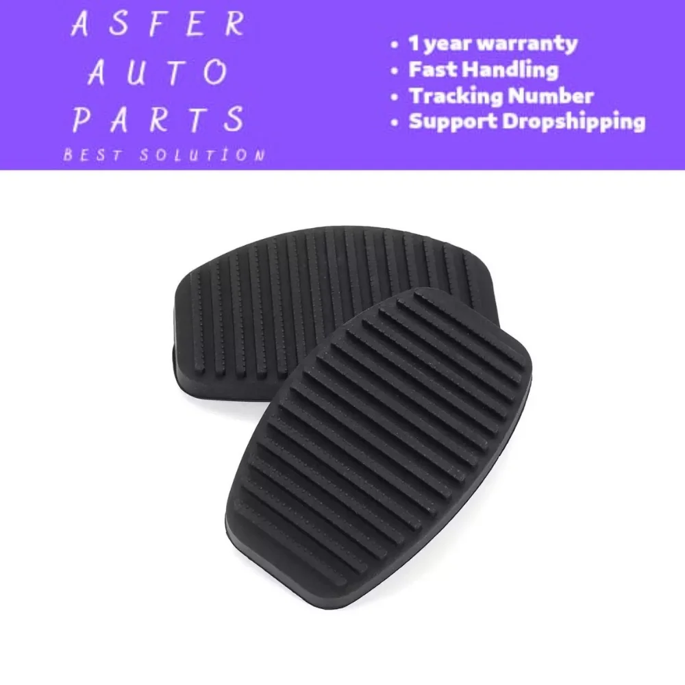 2 Pieces For Fiat Doblo Albea Palio Siena Tempra Tipo Uno Break Clutch Pedal Pad Rubber 51778057