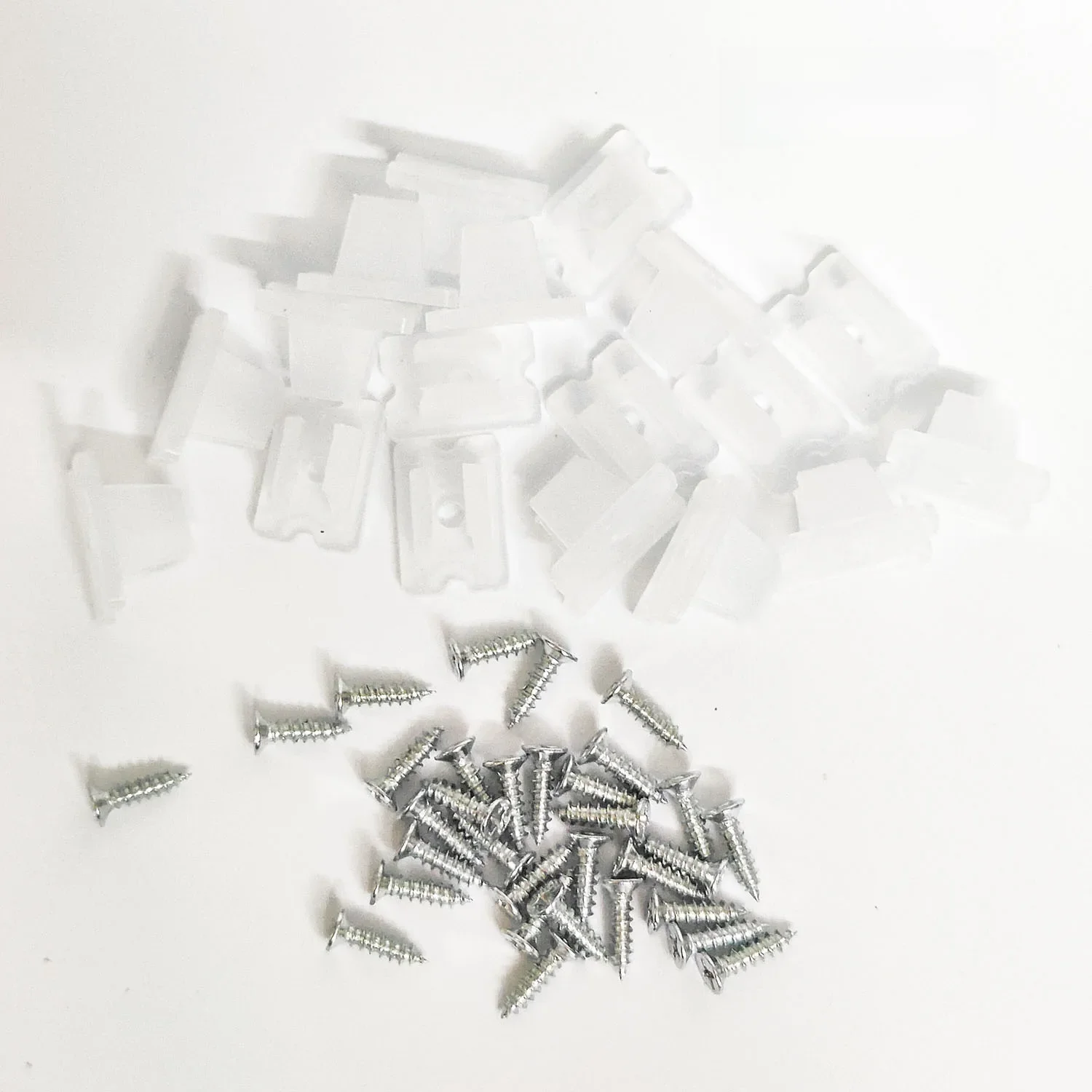 Clips de fixation de connecteur Led, accessoires en plastique, fixation murale pour bande lumineuse néon RGB 5050 de 6MM 8MM, 5 à 100 pièces