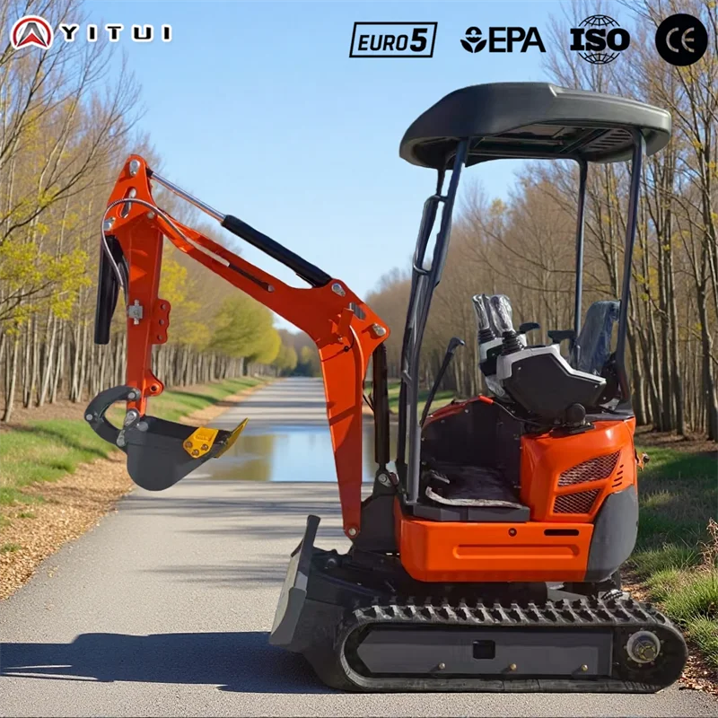 Spedizione Gratuita Mini Escavatore 3.5 Tonnellate Epa Euro 5 Kubota Motore Crawler Digger Farm Usato Cinese Mini Escavatore Personalizzato