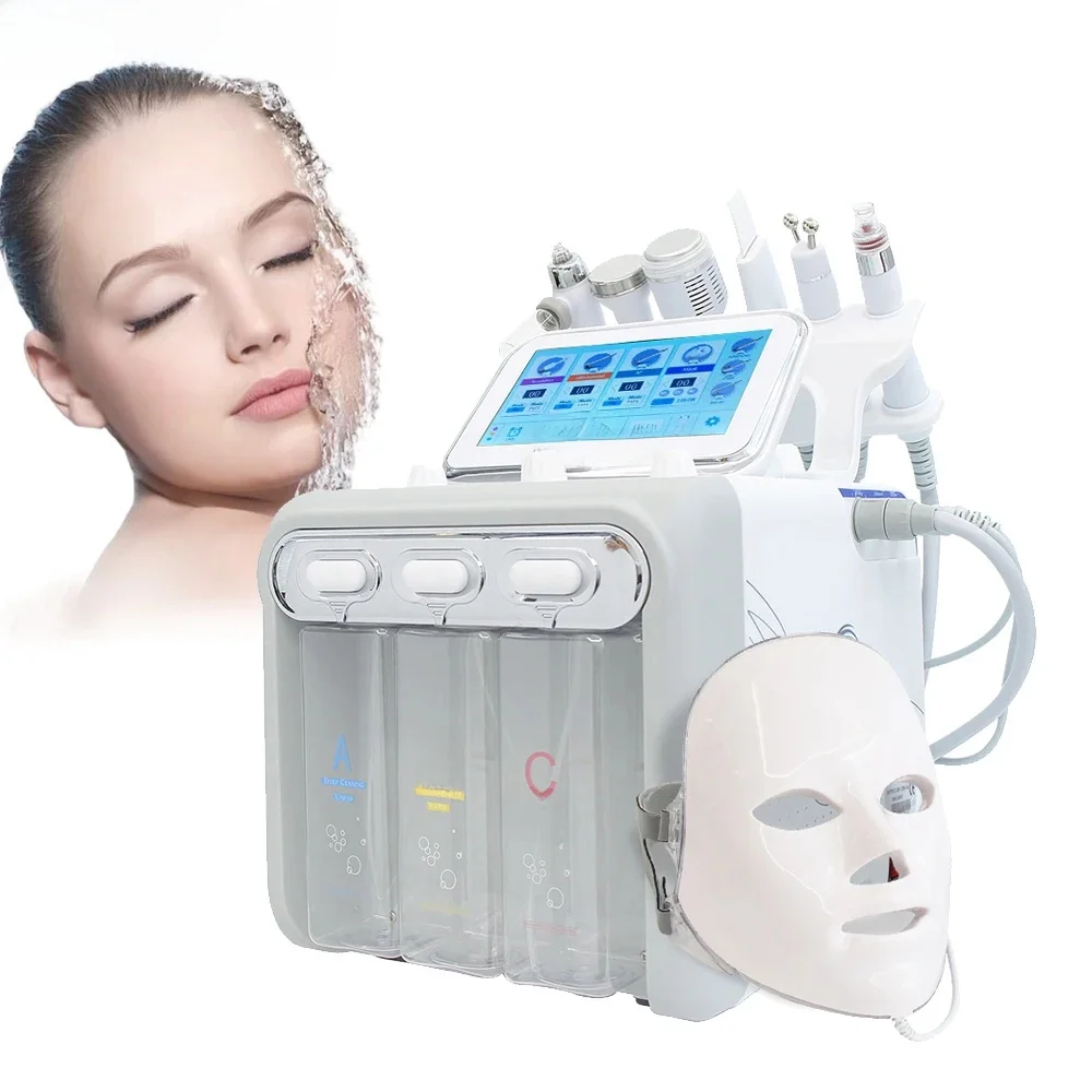 Nowa maszyna do małych baniek z tlenem wodnym Profesjonalne urządzenie do dermabrazji wodnej Urządzenie kosmetyczne Spa do twarzy Pielęgnacja skóry Dokładne czyszczenie — zdjęcie 2