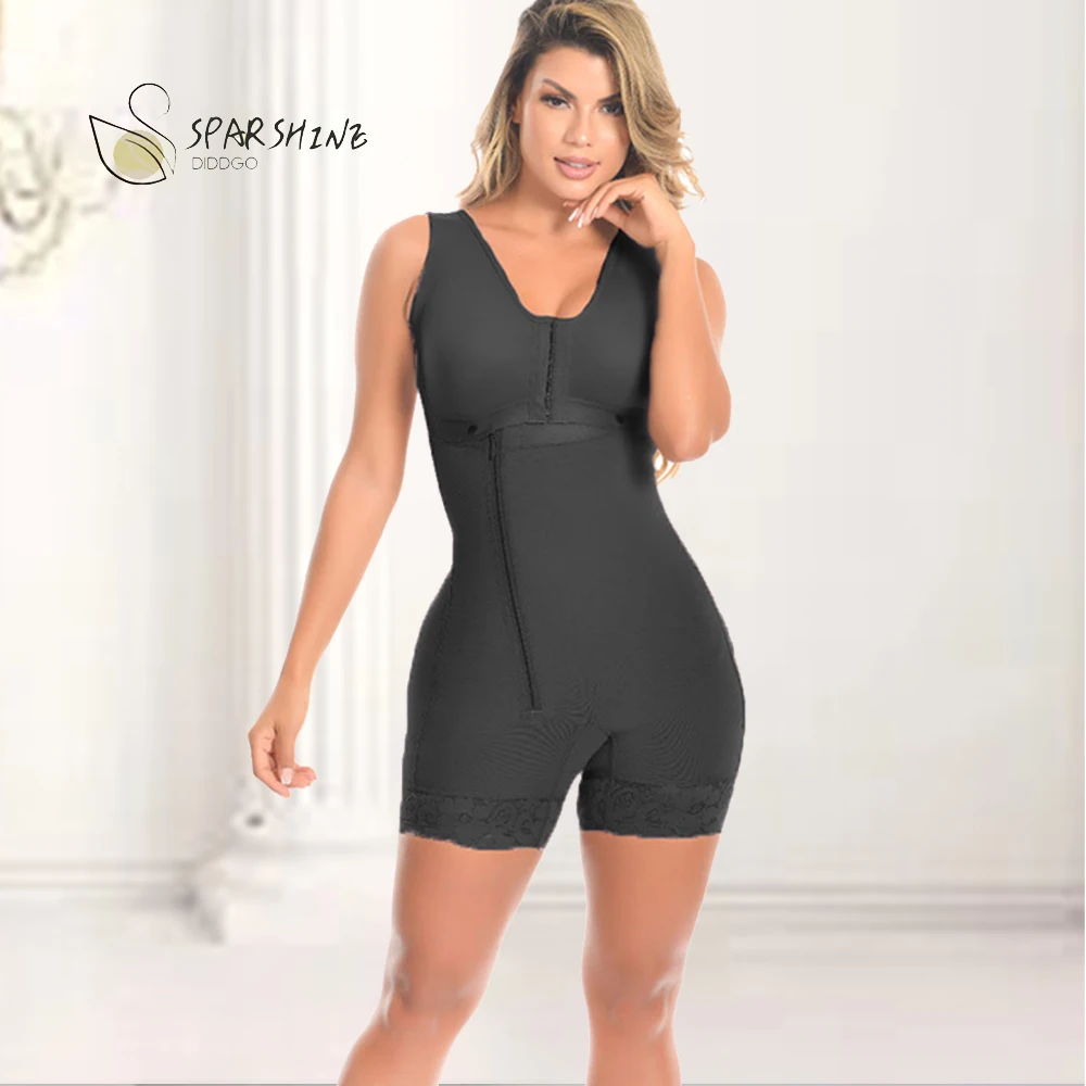 Women corset High Compression Post Liposuction Body Shaper Bodysuit waist trainer Butt Lifter thigh trimmer fajas colombianas