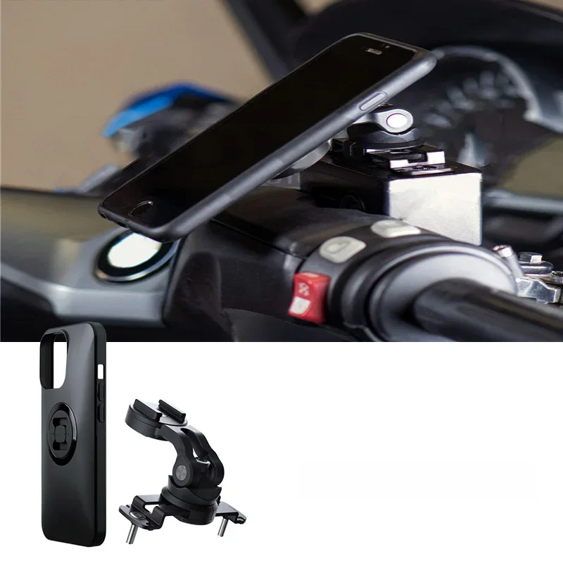 Uchwyt na zbiornik oleju hamulcowego do motocykla, wspornik do zbiornika rozprężnego skutera, do obudowy na telefon iPhone 13 14 15 16 17 18 Pro Max, uchwyt na telefon, pokrowiec. — zdjęcie produktu 7