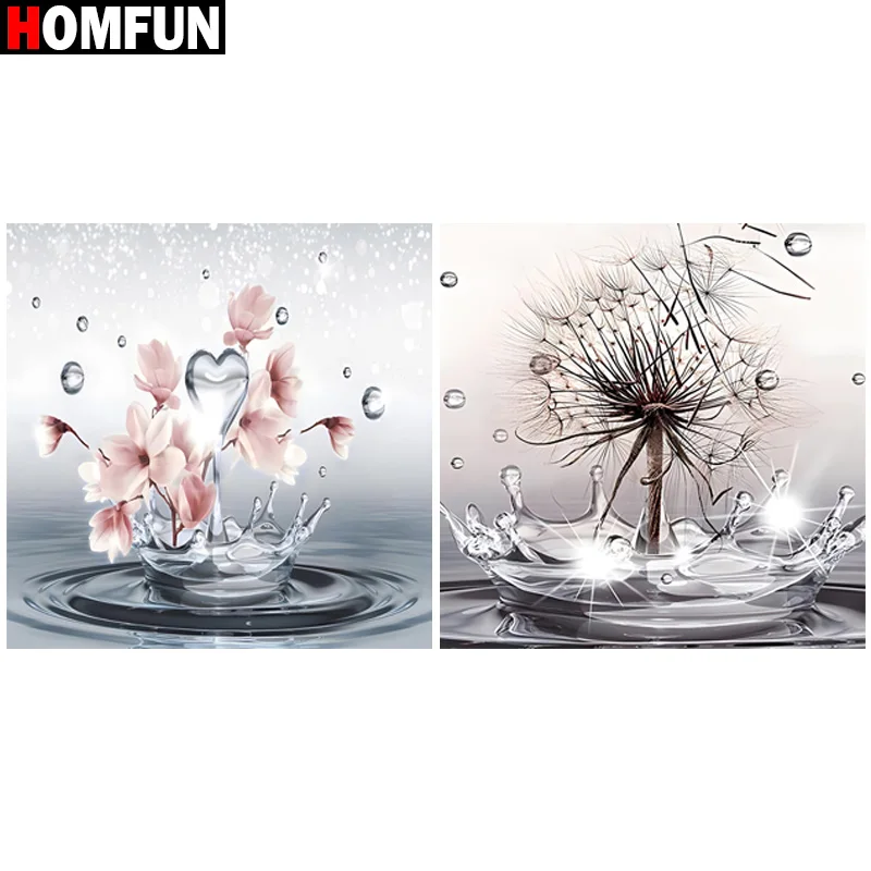 HOMFUN Diamond Painting Cross Stitch \