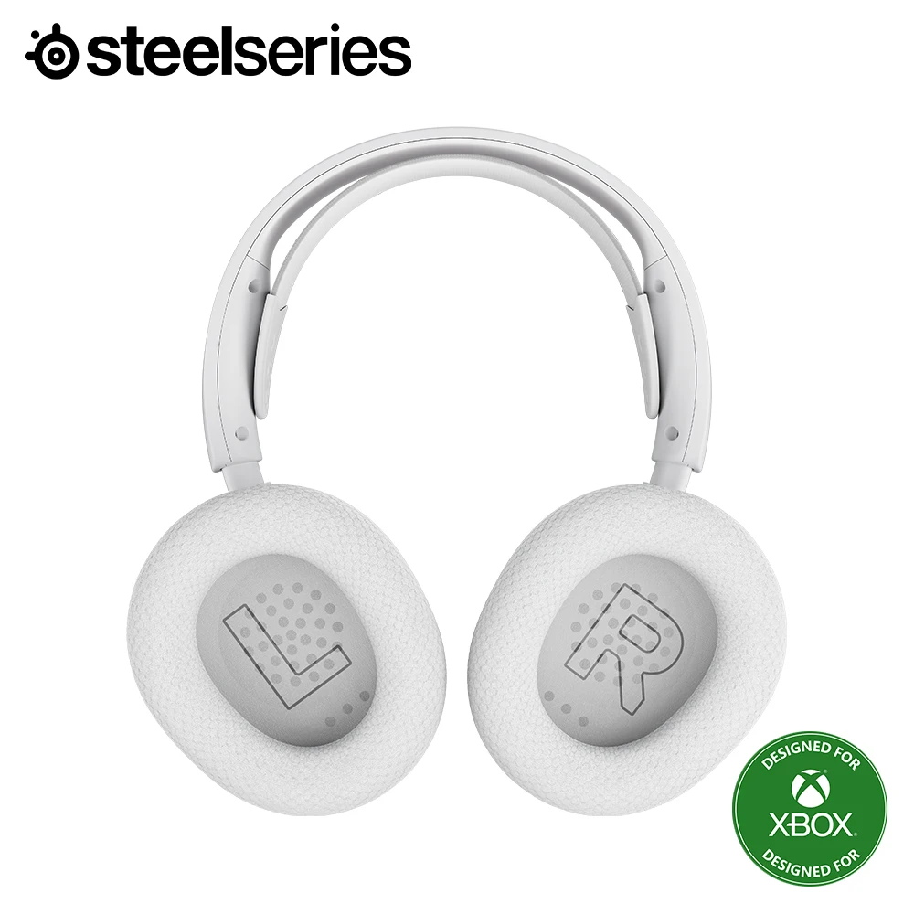 سماعة الألعاب اللاسلكية Steelseries Arctis Nova 5X باللون الأبيض
