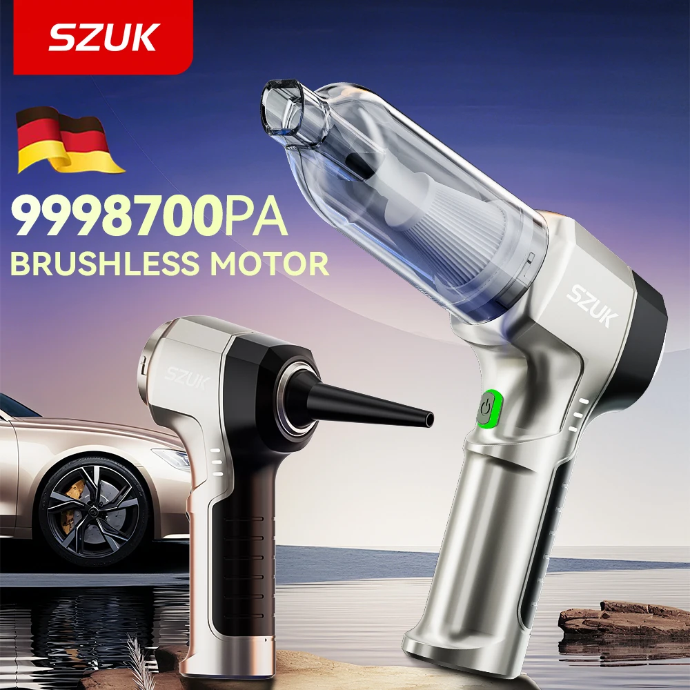 SZUK 9998700PA Car Vacuum Cleaner 4 In1 Powerful Wireless Cleaner Cleaning Machine Portable HandHeld Mini Vacuum Cleaner for Car