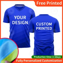 Customized Sports T-Shirt With Breathable And Loose Fit, Casual Outdoor Track And Field Running Marathon Team Short Sleeves