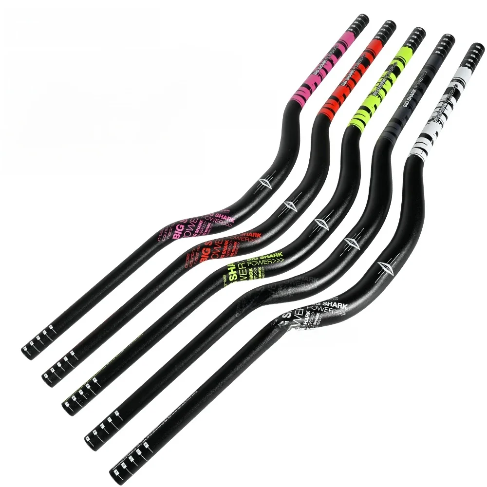 AliExpress NANLIO Nanlio 50MM Rise Bicycle Handlebar T6 Aluminum Alloy Swallow Handlebar 31.8*780mm Backsweep 9 Degree Steering Wheel For MTB Bike