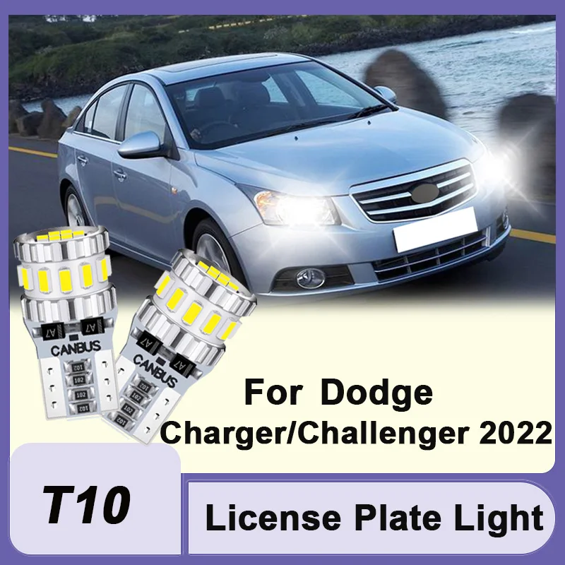

2PCS T10 3014 W5W 6000K Canbus LED Front Light DC12V Auto Rear Turn Signal light Car Lamp Error Free for 2022 Dodge Challenger