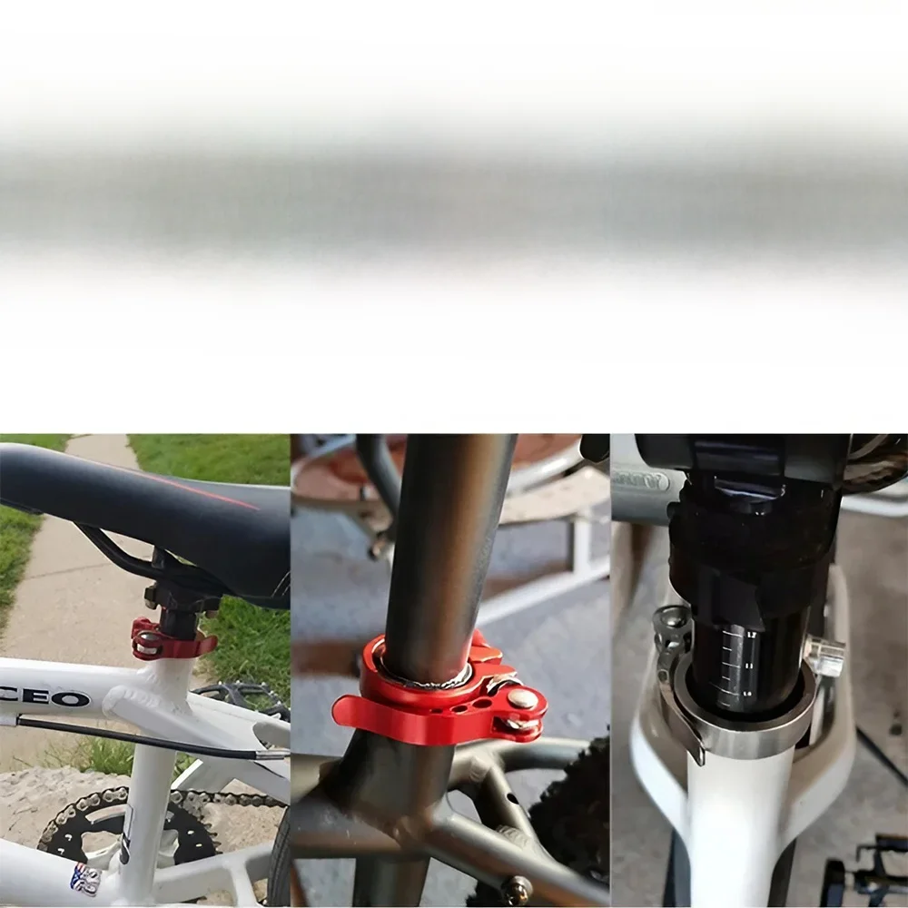 AliExpress HOT Aluminum Alloy Quick 31.8mm Bike Cycling Saddle Seat Post Clamp Quick Release QR Style