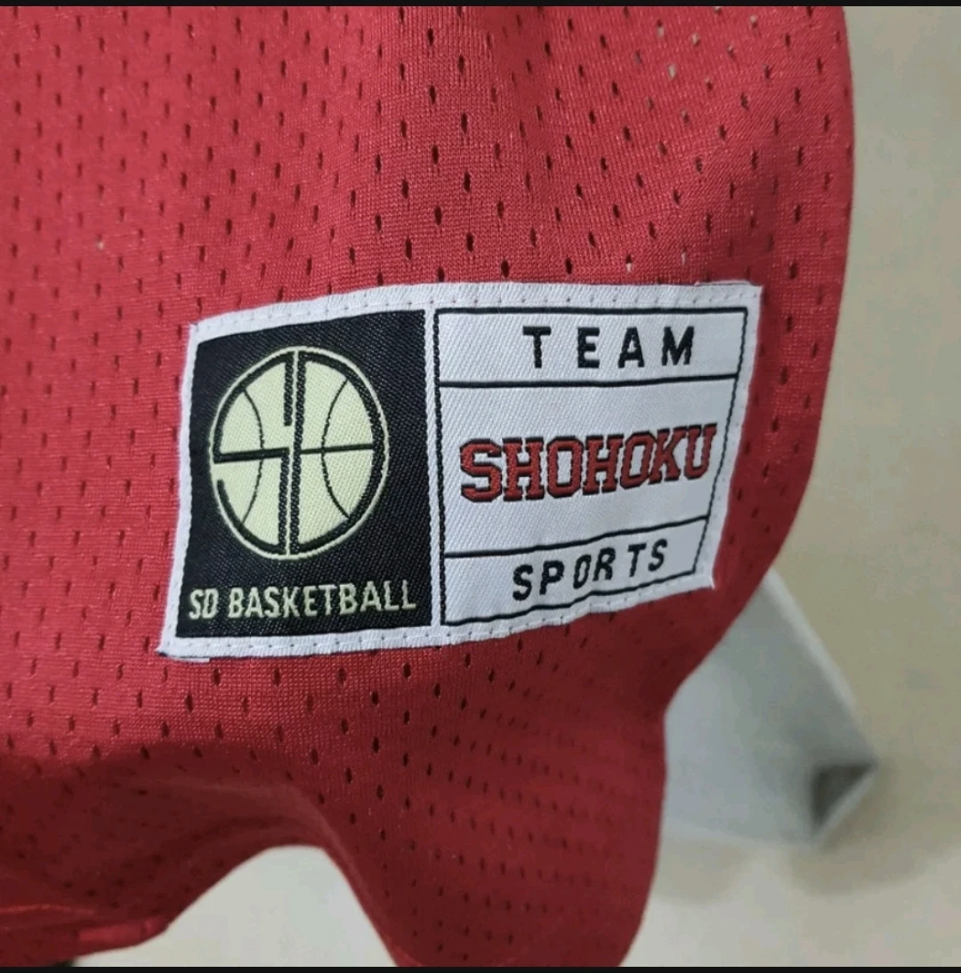 قميص أنيمي ساكوراجي هاناميشي روكاوا تأثيري ، فريق كرة سلة مدرسة سلام دانك ، ملابس رياضية ، شوكو ، 1-15 ، جودة