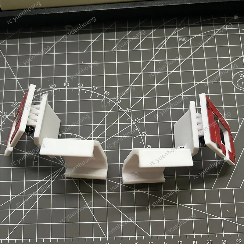 1Set For HDzero FPV Goggles trueRC X2 3D Printed Antenna Mount Bracket Fixed Holder Dual-Axis Adjustable Antenna Seat Clip Part