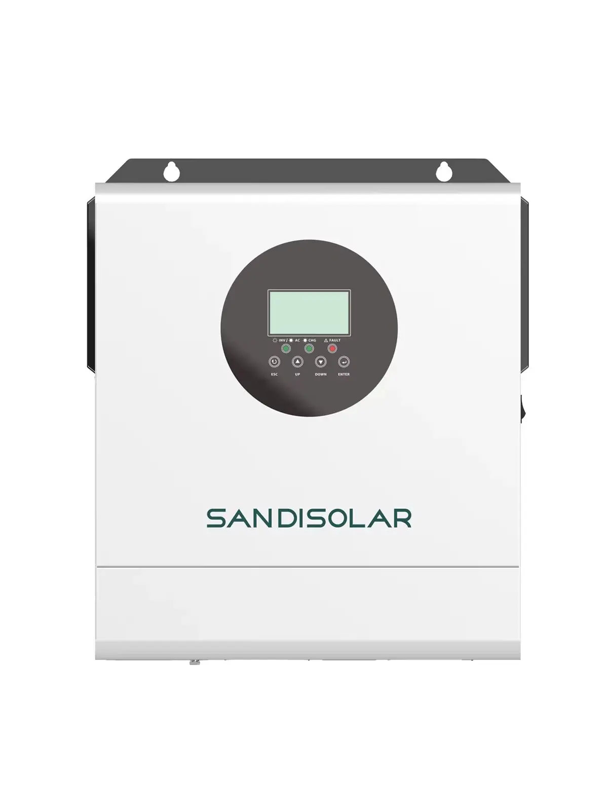 SANDISOLAR 4200W 24V Solar-Wechselrichter PV-Eingang 5000W 100A MPPT 220V/230VDC Dualer Ausgang Netzunabhängiger Reiner Sinuswellen-Wechselrichter PV-Eingang Max. 500VDC