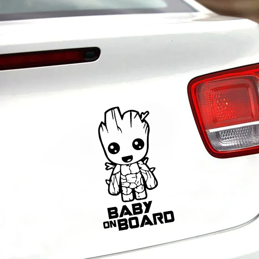 Baby on Board Vinyl Sticker Car Window Funny Graphic New Decal Movie Characters Quotes Car Stickers Decoration