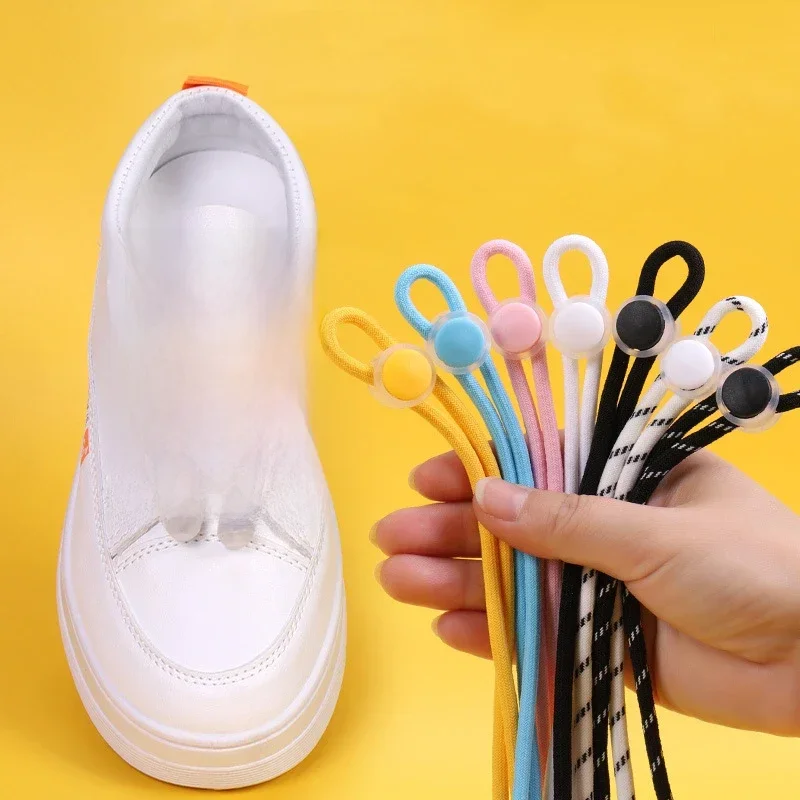 Lacets Lumineux artificiel astiques pour Baskets, Verrouillage Rond, Rapide, pour Enfants et Adultes