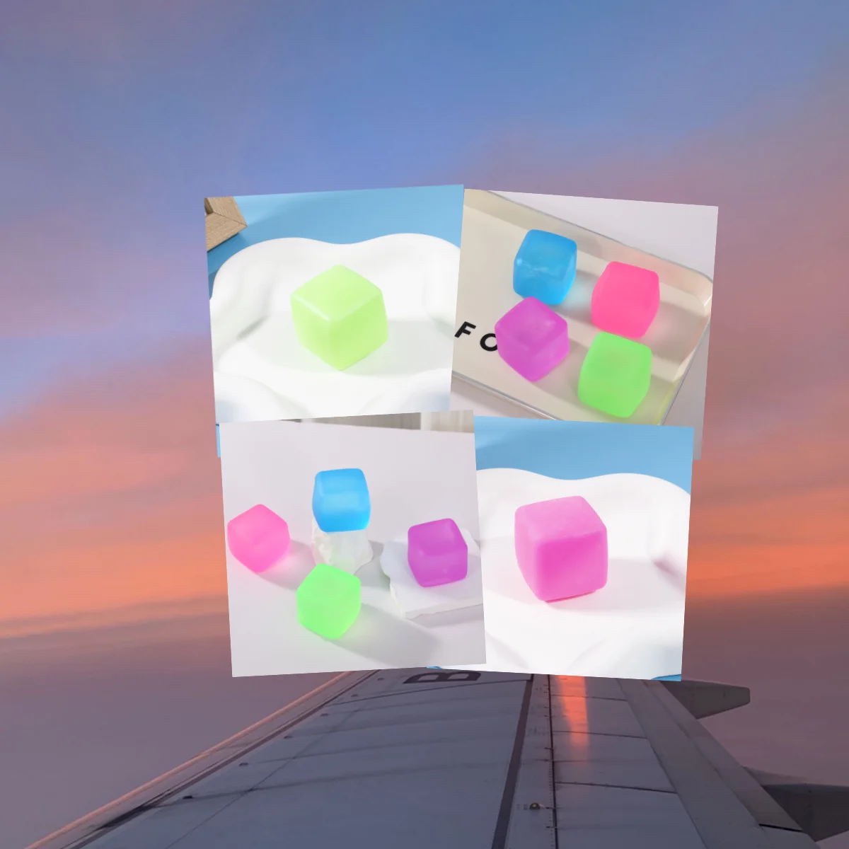 

Набор из 6 шариков-антистресс в форме кубиков льда, мягкие игрушки-сквиши для снятия тревоги, портативные средства для снятия стресса для взрослых, детей и подростков