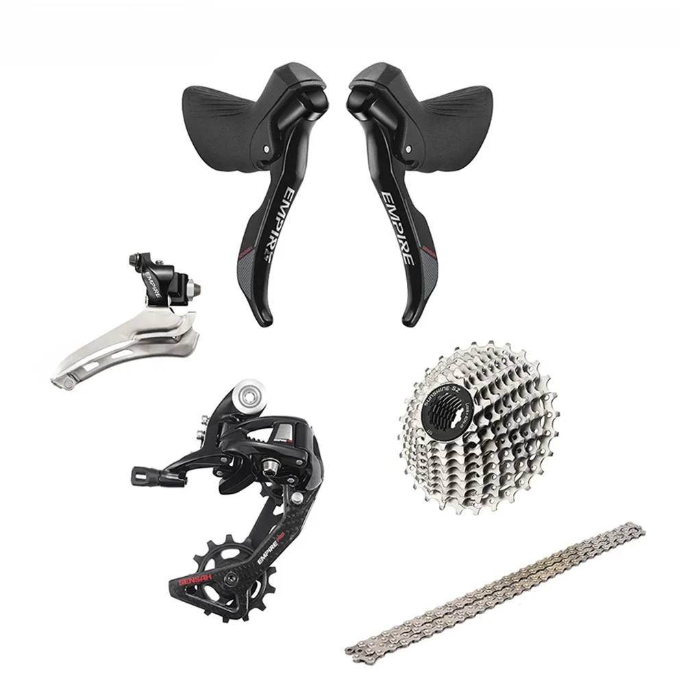 AliExpress SENSAH EMPIRE 6 Kits 2x11 Speed 22s Road Groupset R/L Shifter+FD+RD Derailleurs + Cassette/Chains Aluminium
