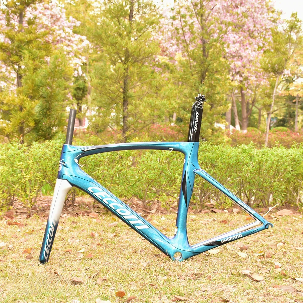 AliExpress ceccotti Carbon Road Bike Frame, Racing Cycling Frameset, Fork, Seatpost, Headset, Clamp Rim Brake, Bicycle Frame, Fast Shipping, 2025