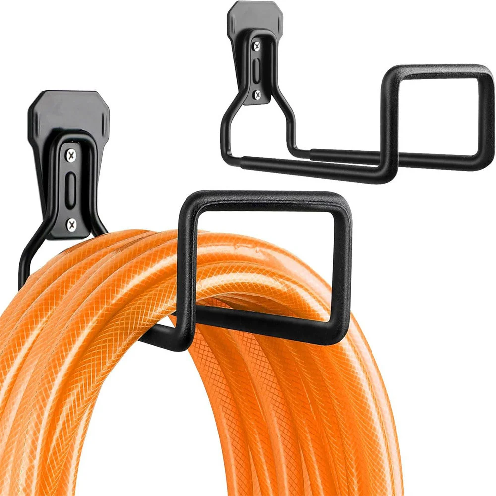 2pcs Garage storage hooks, garage storage hooks, courtyard garden water pipe hooks, wire hooks