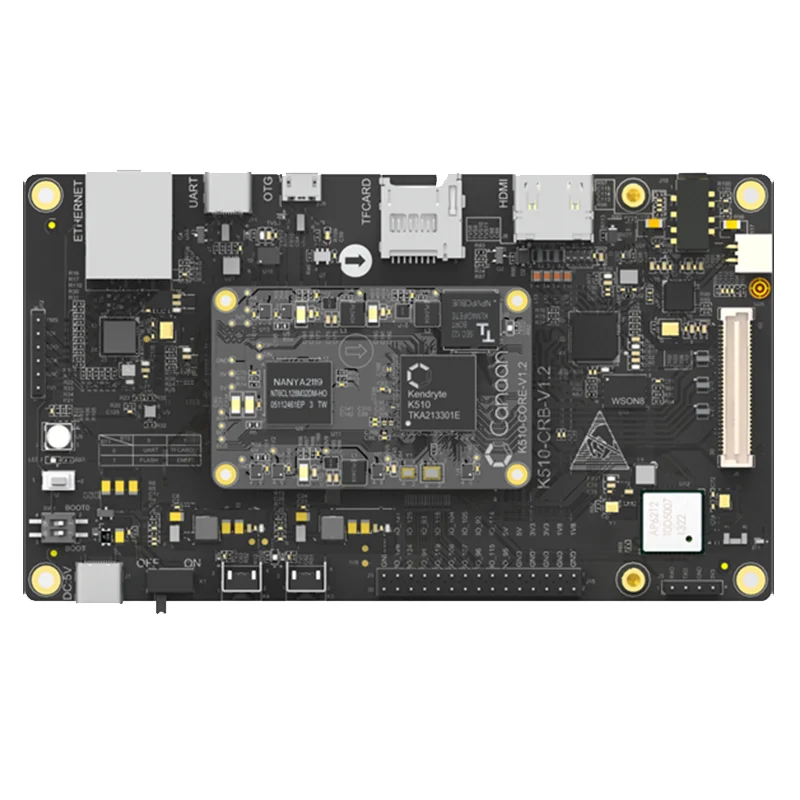 Smartfly Kendryte K510 CRB-KIT 64-bit RISC-V dual-core@800MHz 2.5 TOPS INT8 TOF 3D AI Deep Learning Support three Camera Inputs